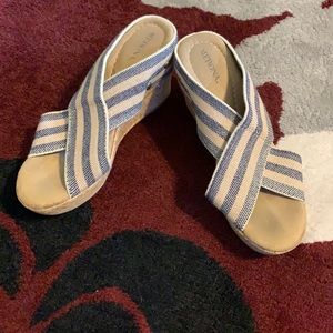 Merona Women’s 7.5 Cloth Band Wedges